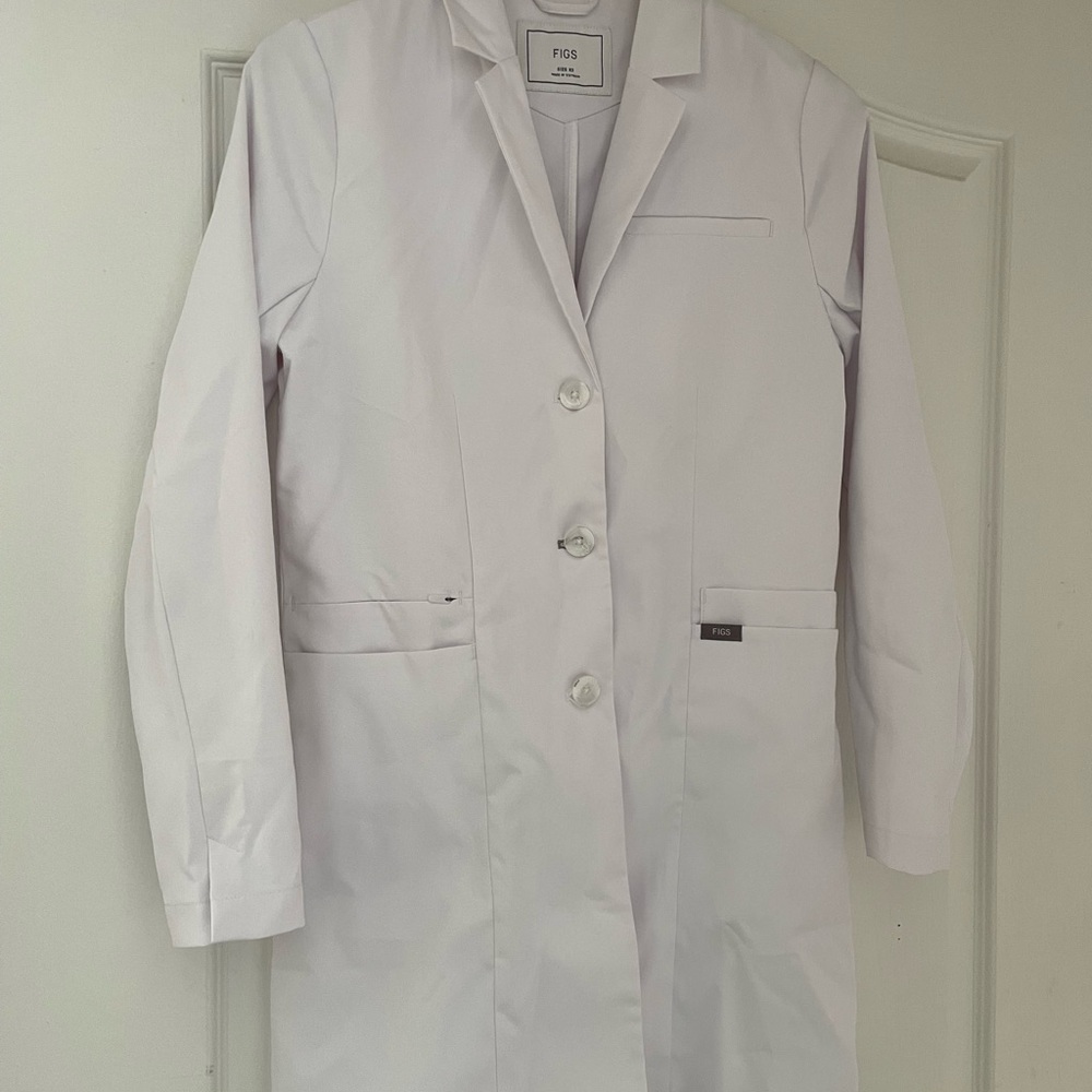 Figs Women's Slim Long Bellevue Coat XS NWT